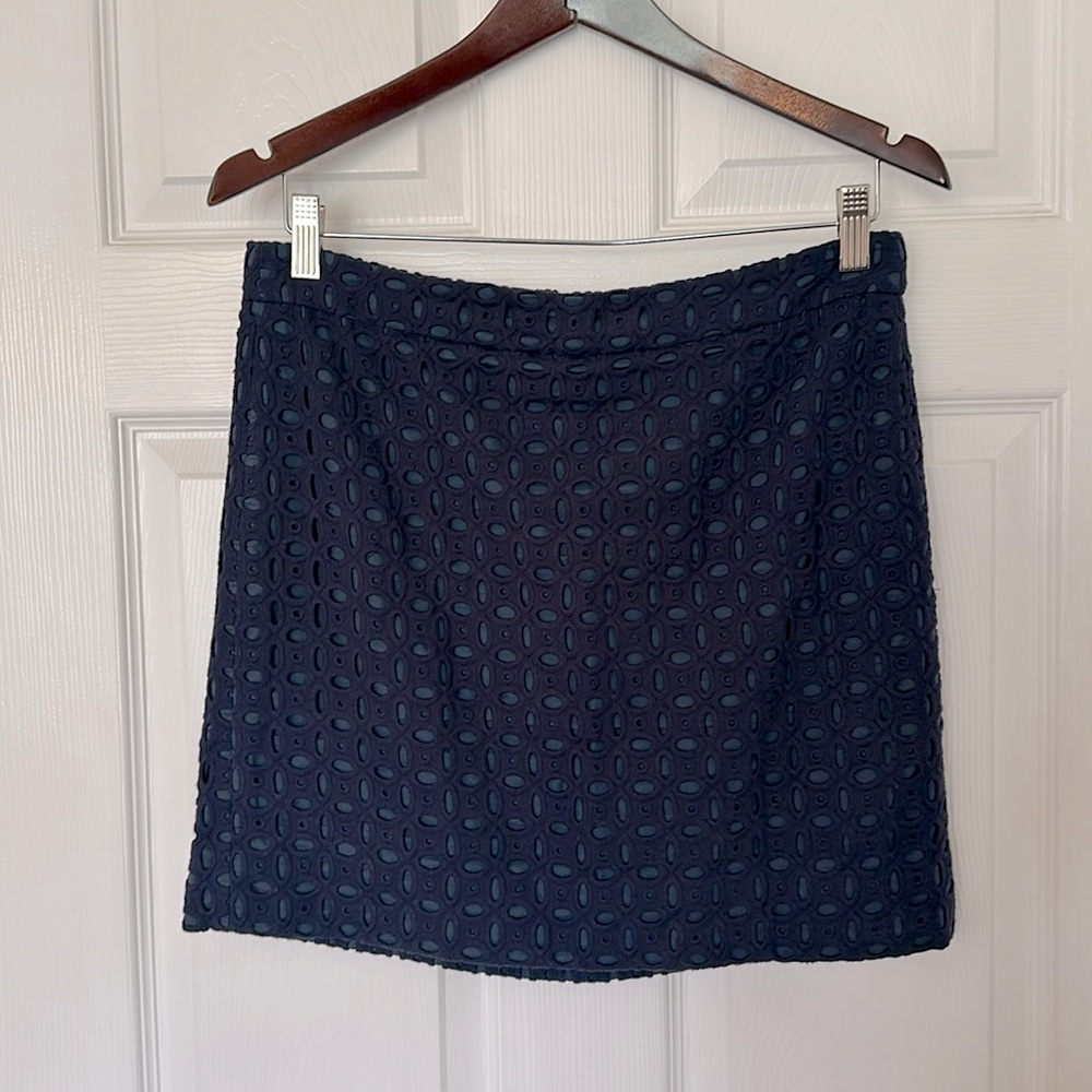 J. Crew eyelet skirt